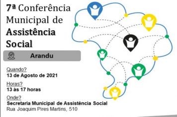 7º CONFERÊNCIA MUNICIPAL DE ASSISTÊNCIA SOCIAL