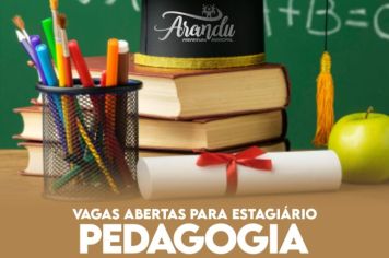 ESTAGIÁRIO DE PEDAGOGIA