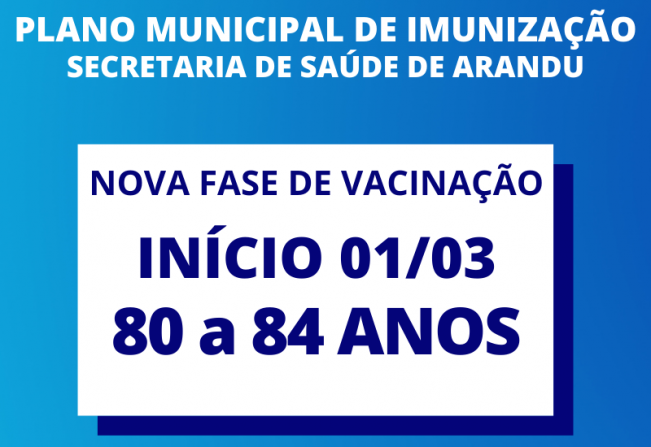 VACINAÇÃO EM ARANDU