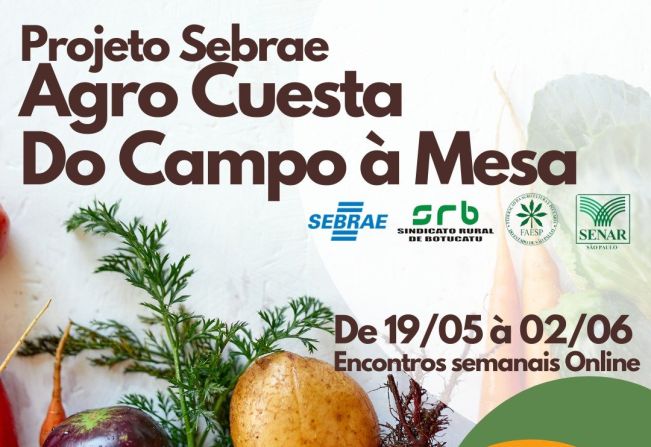 PROGRAMA SEBRAE AGRO CUESTA: DO CAMPO À MESA 